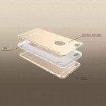 Wholesale iPhone 6s 6 Slim Aluminum Hybrid Case (Champagne Gold)